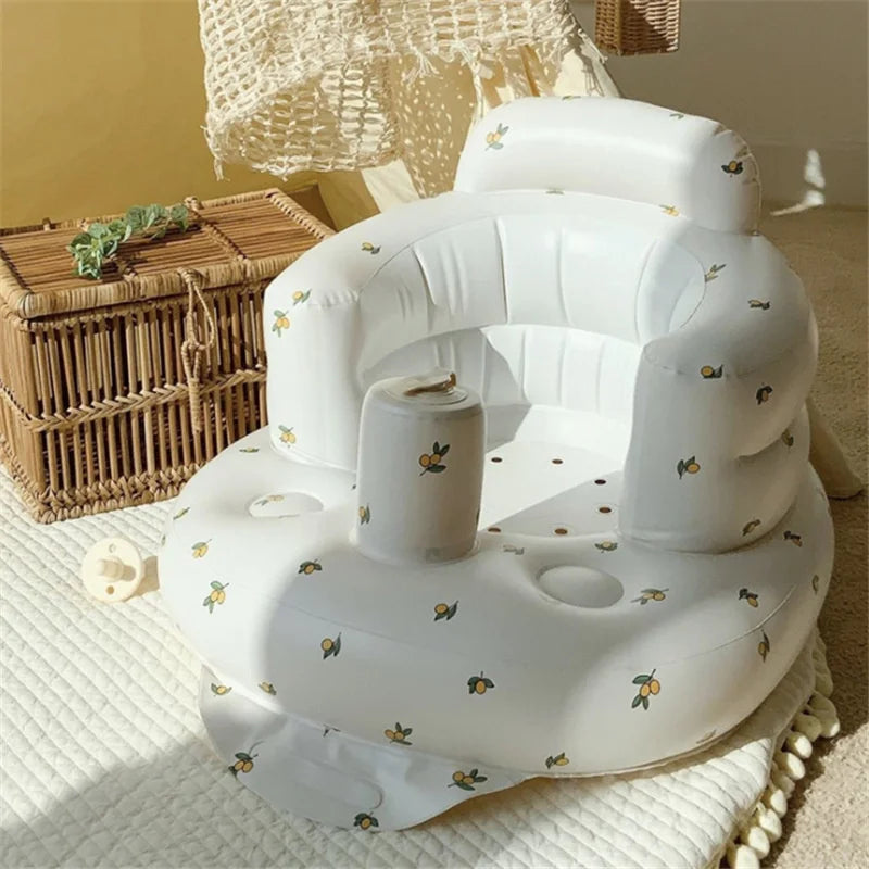 Inflatable Safety Seat for Swimming and Bathtime Fun"