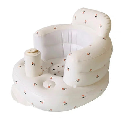 Inflatable Safety Seat for Swimming and Bathtime Fun"