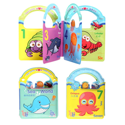 "Baby Bath Books: EVA Interactive Waterproof Educational Toys for Toddlers"