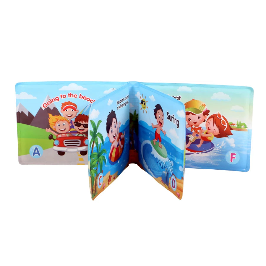 "Baby Bath Books: EVA Interactive Waterproof Educational Toys for Toddlers"