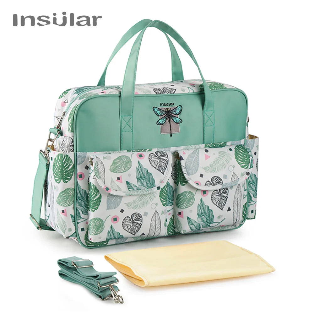 Stylish Waterproof Diaper Bag: Large Capacity, Multifunctional Maternity Travel Bag