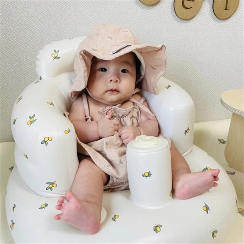 Inflatable Safety Seat for Swimming and Bathtime Fun"