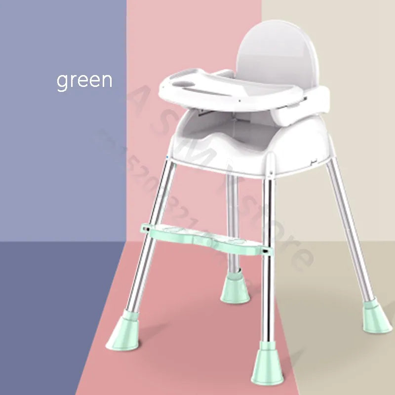 "3-in-1 Foldable Baby Highchair: Dining Chair, Table, and Booster Seat for Toddlers"