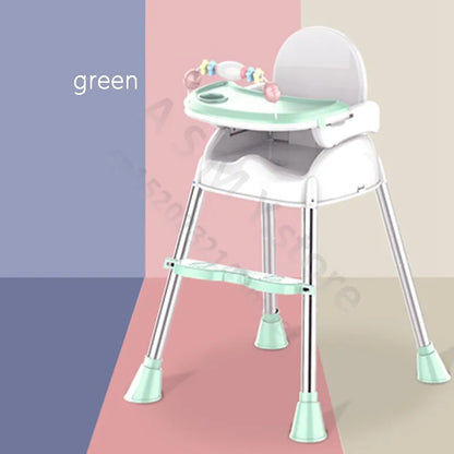 "3-in-1 Foldable Baby Highchair: Dining Chair, Table, and Booster Seat for Toddlers"