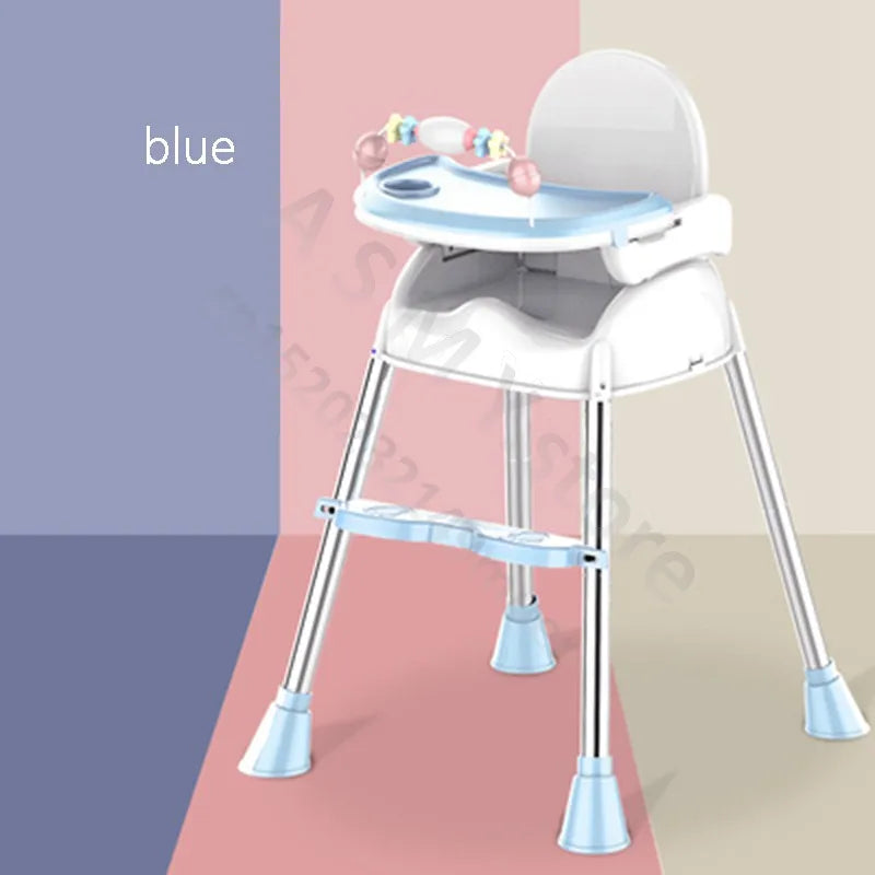 "3-in-1 Foldable Baby Highchair: Dining Chair, Table, and Booster Seat for Toddlers"