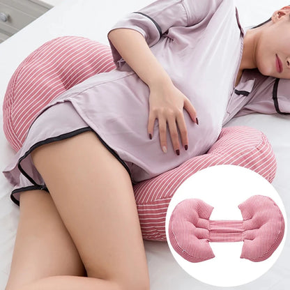 "Ultimate Comfort Pregnancy Pillow for Side Sleepers - Support Your Belly and Body During Maternity"