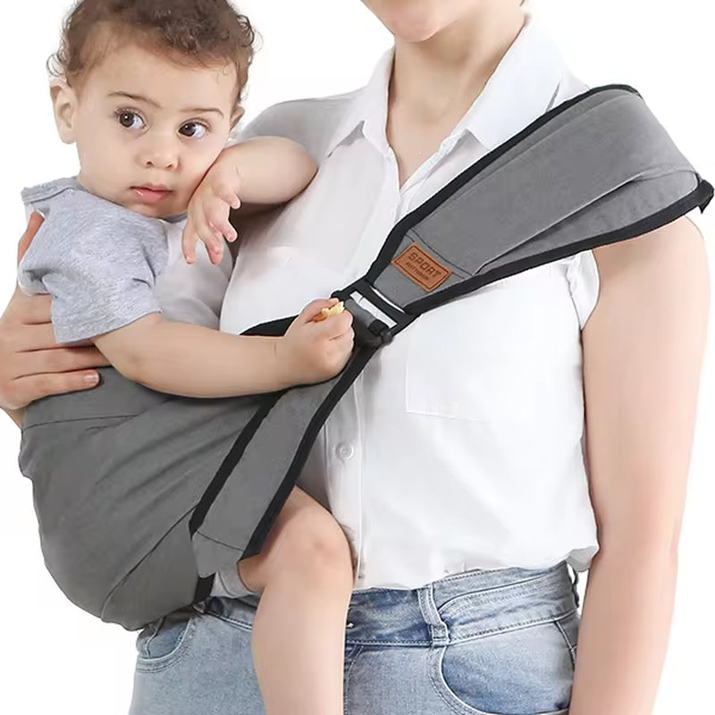 "Versatile Baby Carrier: 4 Seasons Waist Stool with Strap"