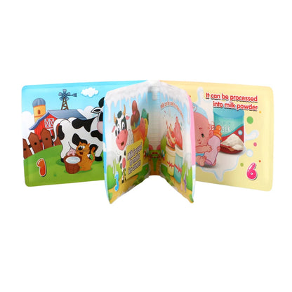 "Baby Bath Books: EVA Interactive Waterproof Educational Toys for Toddlers"