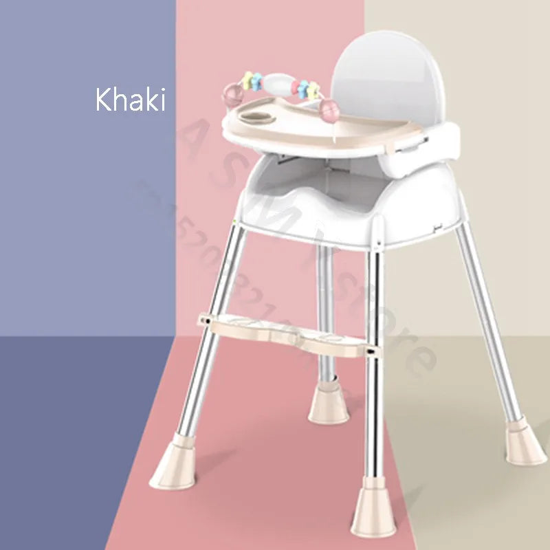 "3-in-1 Foldable Baby Highchair: Dining Chair, Table, and Booster Seat for Toddlers"