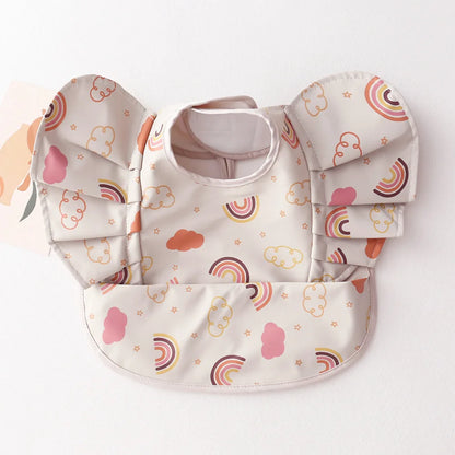 Cute Elephant Baby Bibs - Easy Clean, Waterproof, Nordic Style