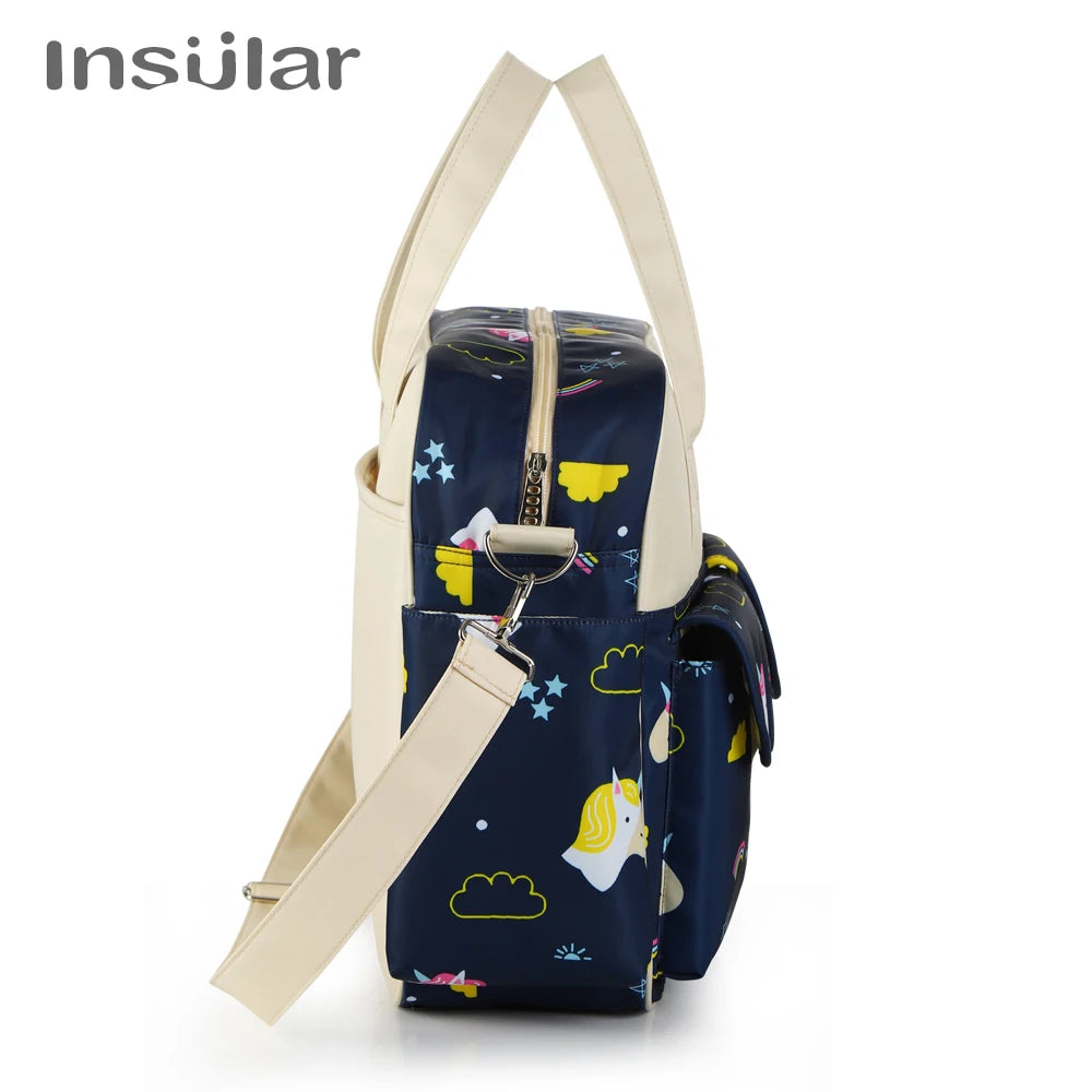 Stylish Waterproof Diaper Bag: Large Capacity, Multifunctional Maternity Travel Bag