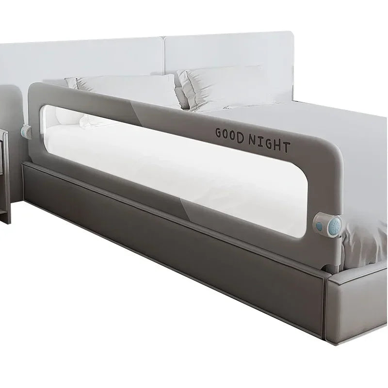 "Portable Collapsible Baby Bed Guardrail: Secure Sleep Solution for Kids"