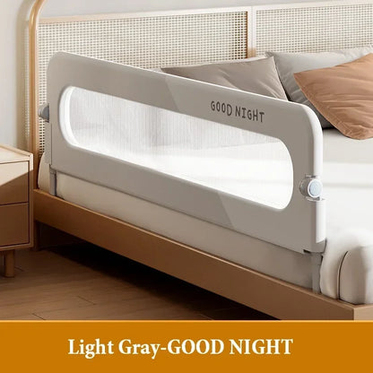 "Portable Collapsible Baby Bed Guardrail: Secure Sleep Solution for Kids"