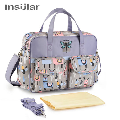 Stylish Waterproof Diaper Bag: Large Capacity, Multifunctional Maternity Travel Bag