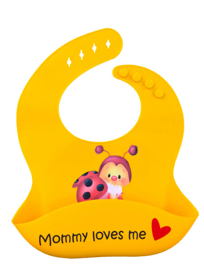 "Ultimate Silicone Baby Bibs with Nano Hybrid Technology - 4 Stylish Designs"