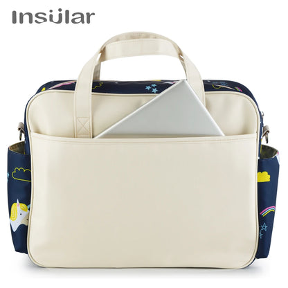 Stylish Waterproof Diaper Bag: Large Capacity, Multifunctional Maternity Travel Bag